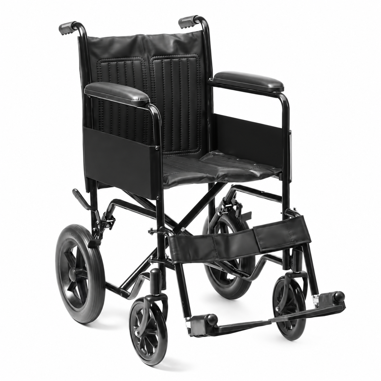 Lightweight attendant wheelchair