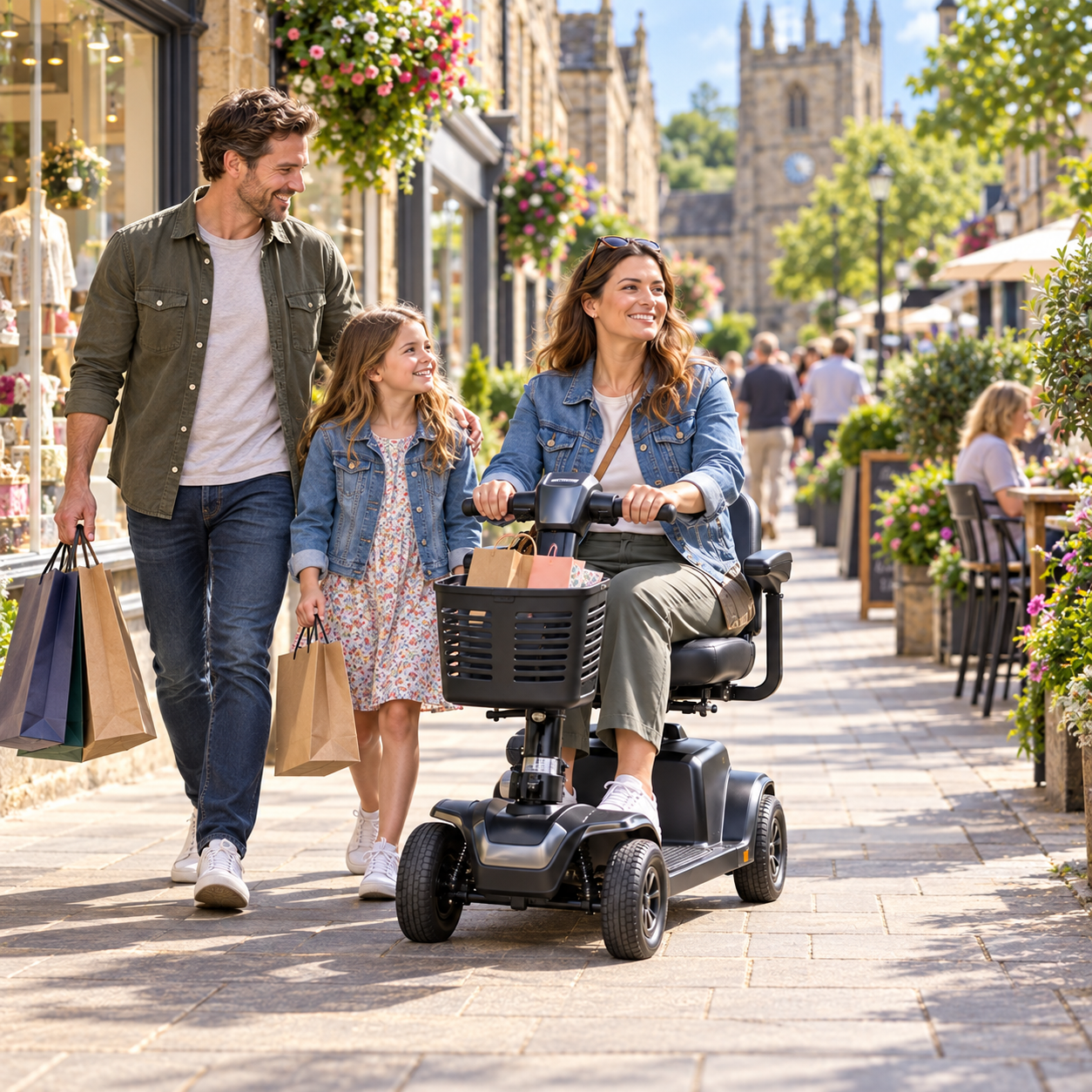 Mobility scooter for days out